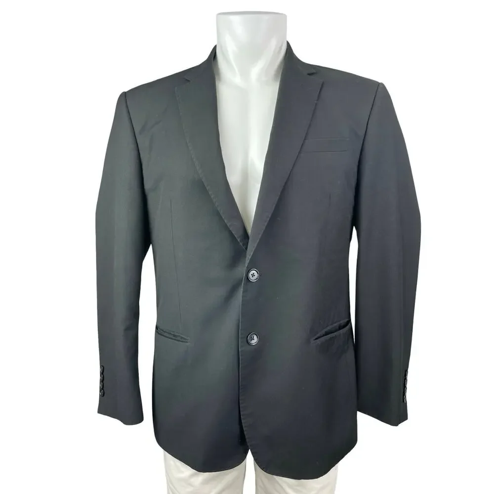 Vitarelli Men's Gray Peak Lapel Long Sleeve Blazer Suit Sport Coat Jacket 42R